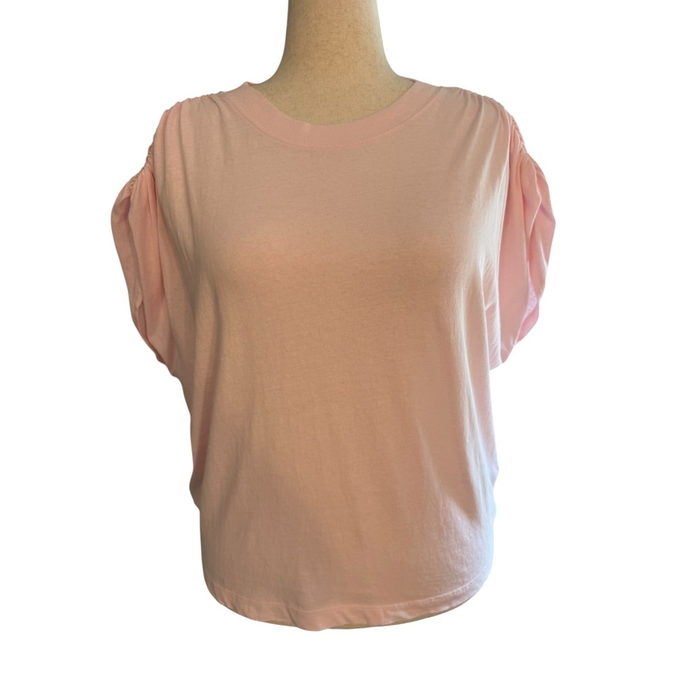 Madewell Women's XL Pale Pink The Relaxed Muscle Tee in Vintage Jersey NZ393 NEW